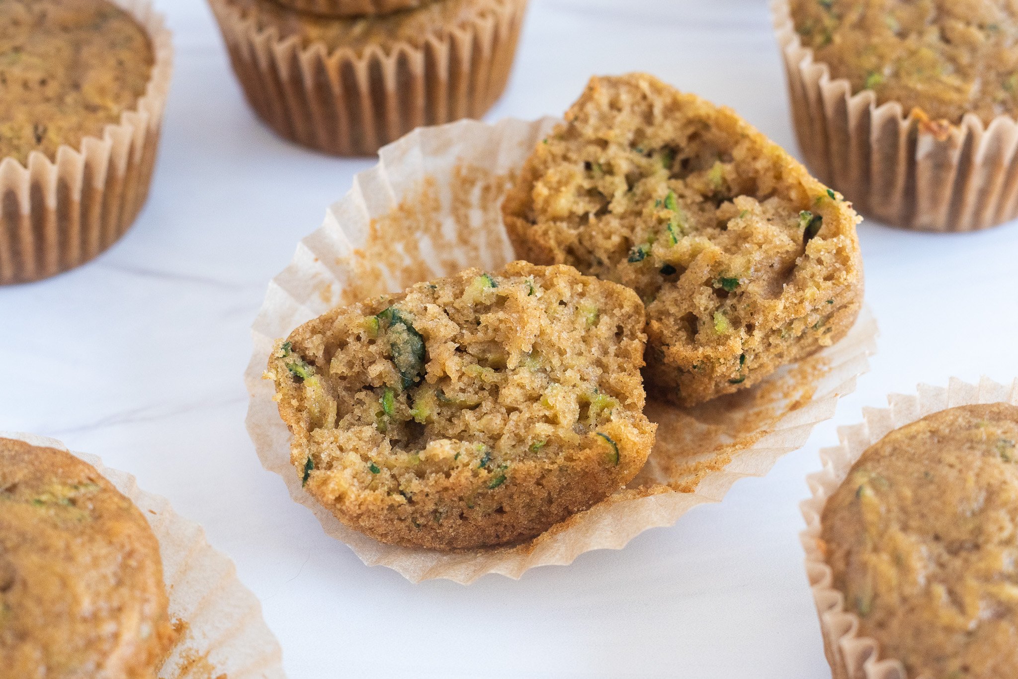 Soft and Moist GlutenFree Zucchini Muffins [DairyFree] Good For You
