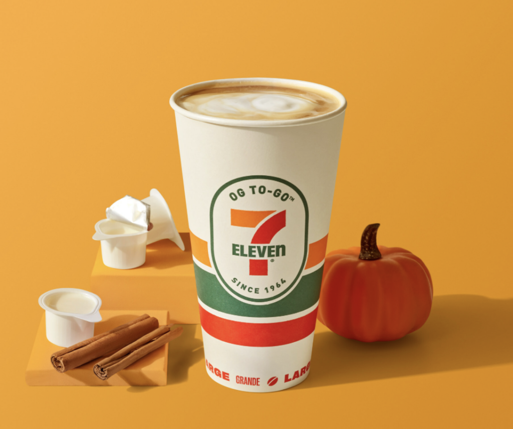 7-11 pumpkin spice latte