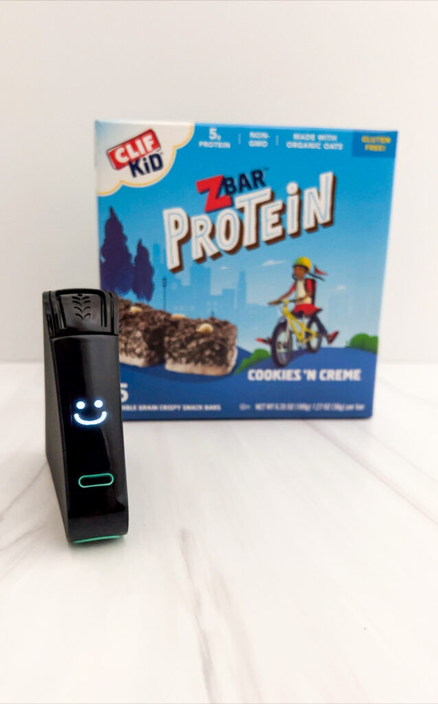 CLIF Kids Zbar with Protein tested with Nima Sensor - Nima reveals smile
