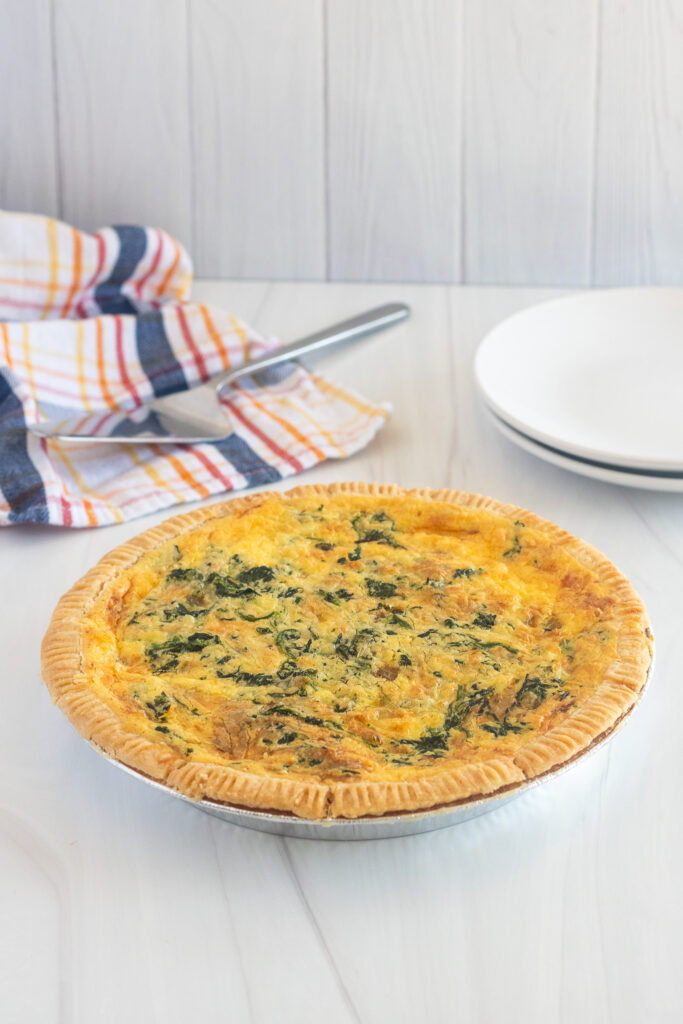 gluten-free quiche fully cooked