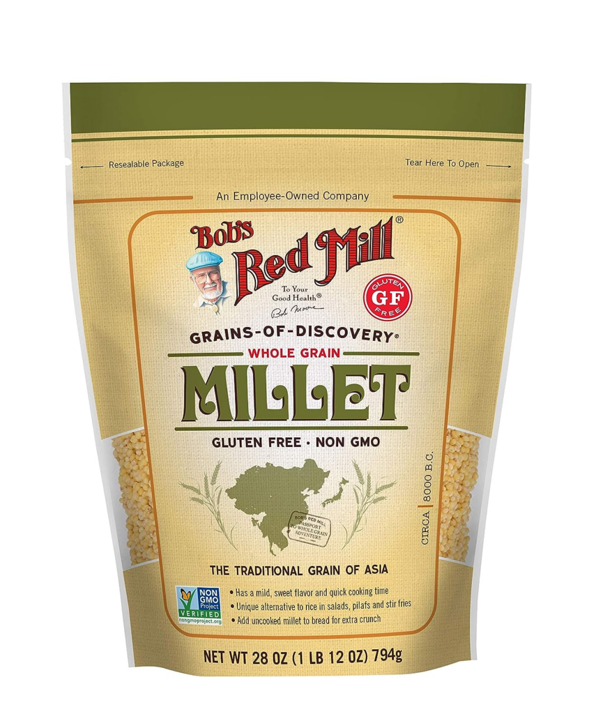gluten-free hulled millet by Bob's Red Mill