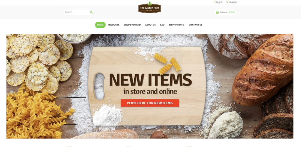 The gluten-free shoppe screenshot 