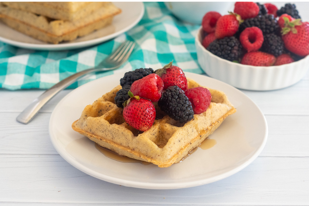 Easy Gluten-Free Protein Waffles (10 Grams of Protein!)