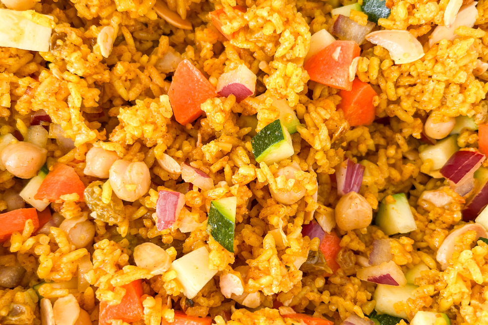 Mediterranean Rice Recipe With Vegetables (Rice Cooker)