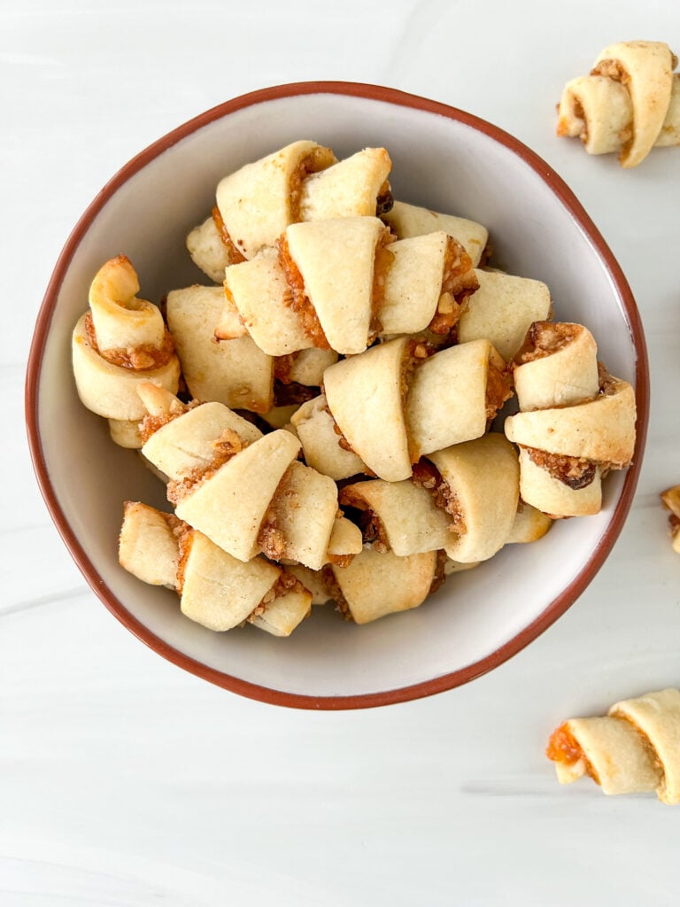 gluten-free rugelach in a bowl