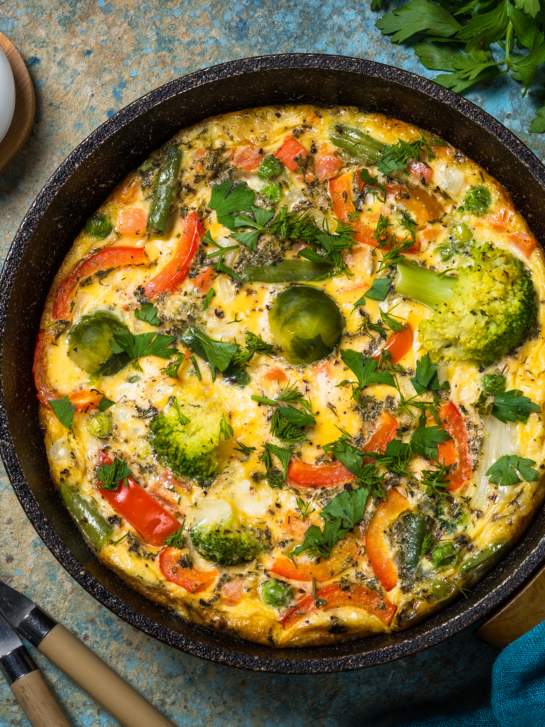 frittata with vegetables