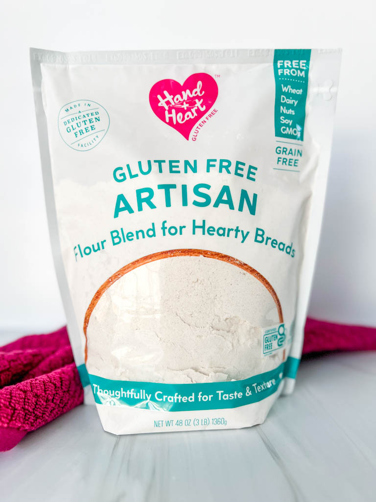 gluten-free artisan flour by hand  + heart