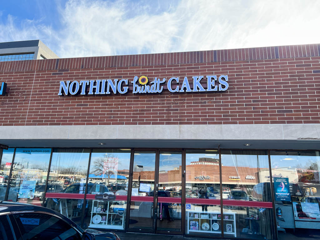 Nothing bundt cake storefront