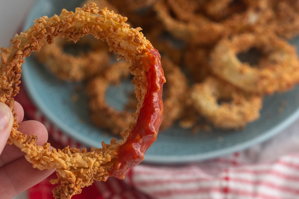 Crispy Baked Gluten-Free Onion Rings – Air Fryer or Oven